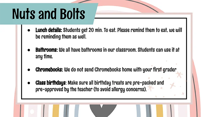 First Grade Back to School 2023-5